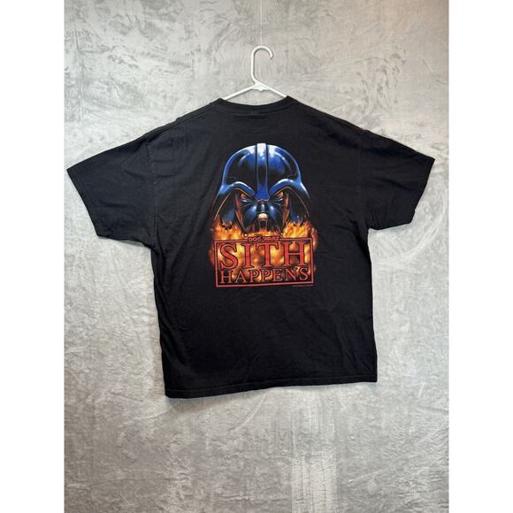 Big Dog Shirt Adult Extra Large Black Star Wars Parody Sith Funny Humor - Picture 1 of 10